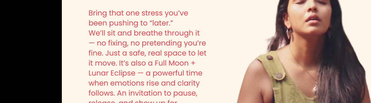 Full Moon Breath-work Circle