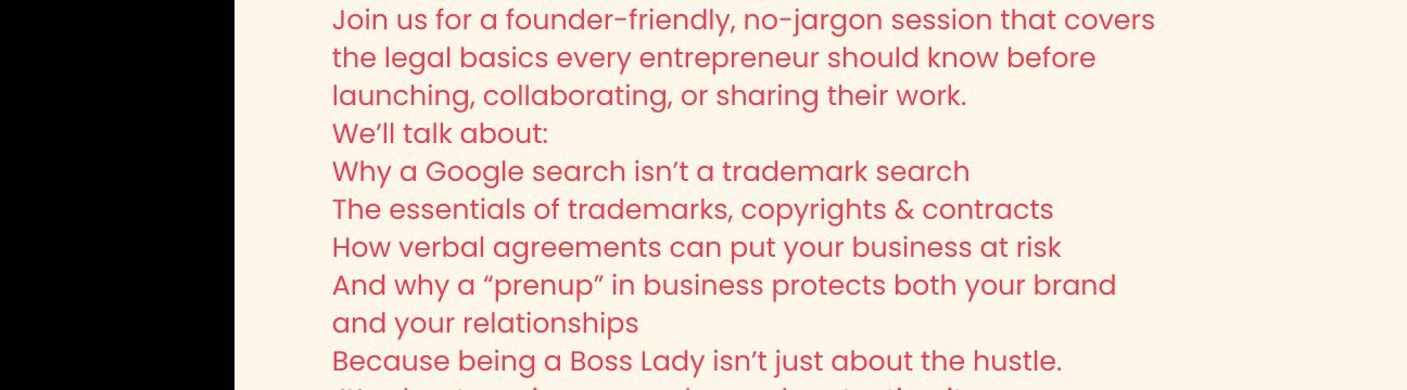 Law 101: Protect your brand and business